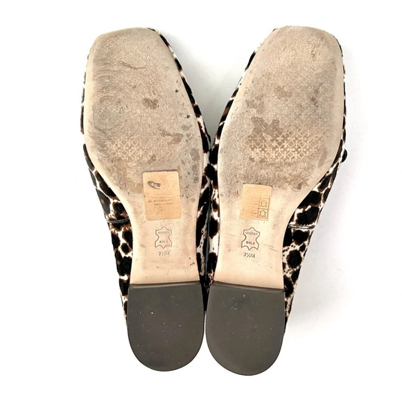 TORY BURCH | | Metal Miller Leopard Loafer 15mm Printed Baby HairCalf Cream 7.5 - Picture 13 of 15